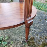 Old Louis XVI style bedside table marble top