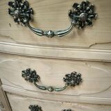 Louis XIV style solid cherry chest of drawers