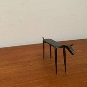 Mid-century wrought iron animal sculpture