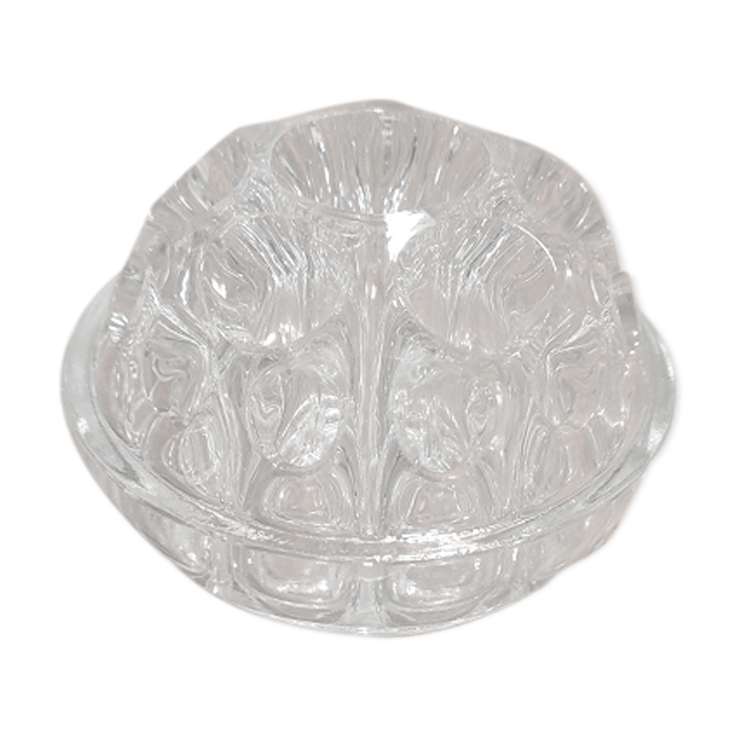 Pique flowers in glass old vintage decoration dp1021f56