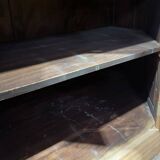 Small auxiliary buffet in sandblasted walnut - 1950s design
