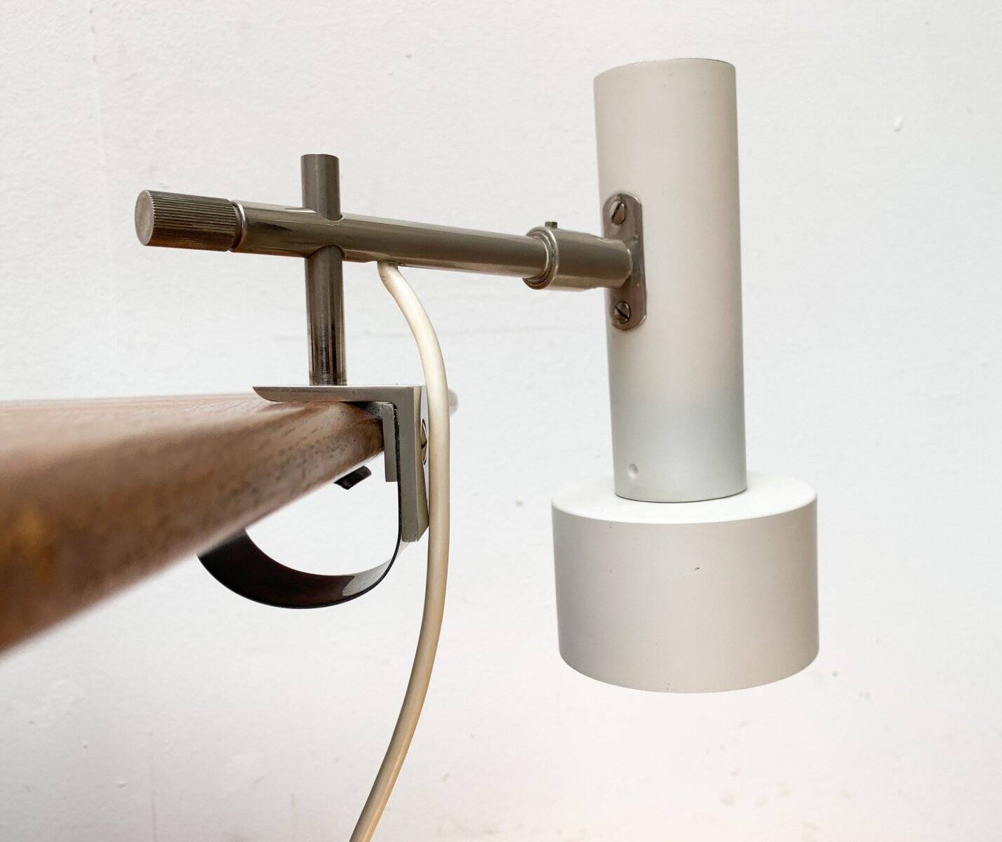 Applique, lampe à pince minimaliste de Beisl, Allemagne années 1960
