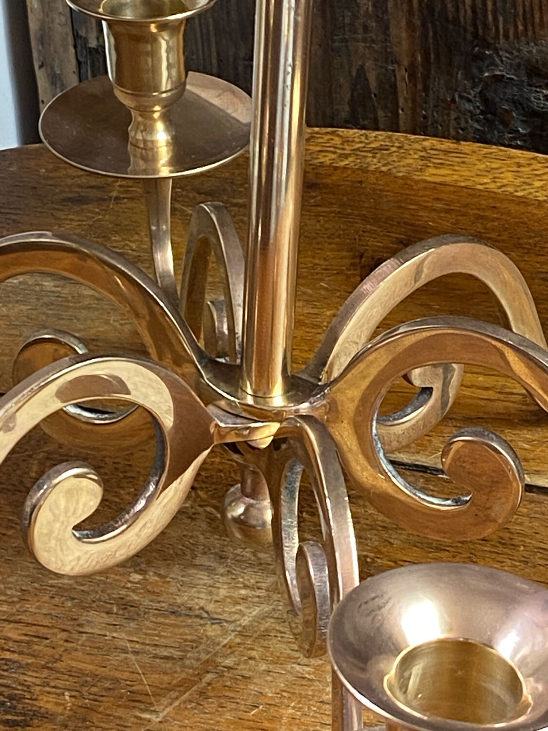 Solid brass chandelier to hang