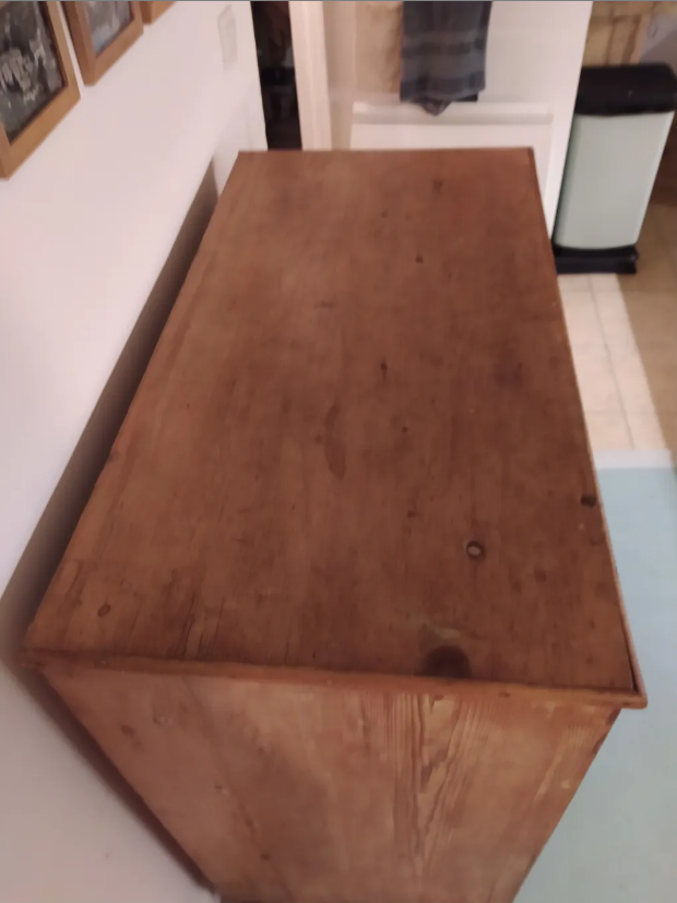 Old English pine wood dresser