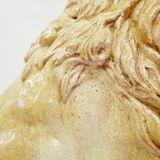 Terracotta lion, Italy, 1960