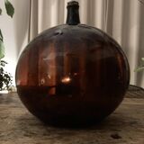 Amber demijohn 50l late 19th century