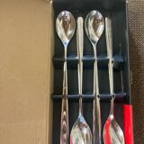 Lot 4 Alessi Long Drink Spoon Design Ettore Sottsass 1987 Nuovo Milano