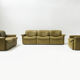 DS-12 modular vintage set in green leather by Team de Sede for De Sede Swiss