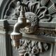 Cast-iron garden fountain