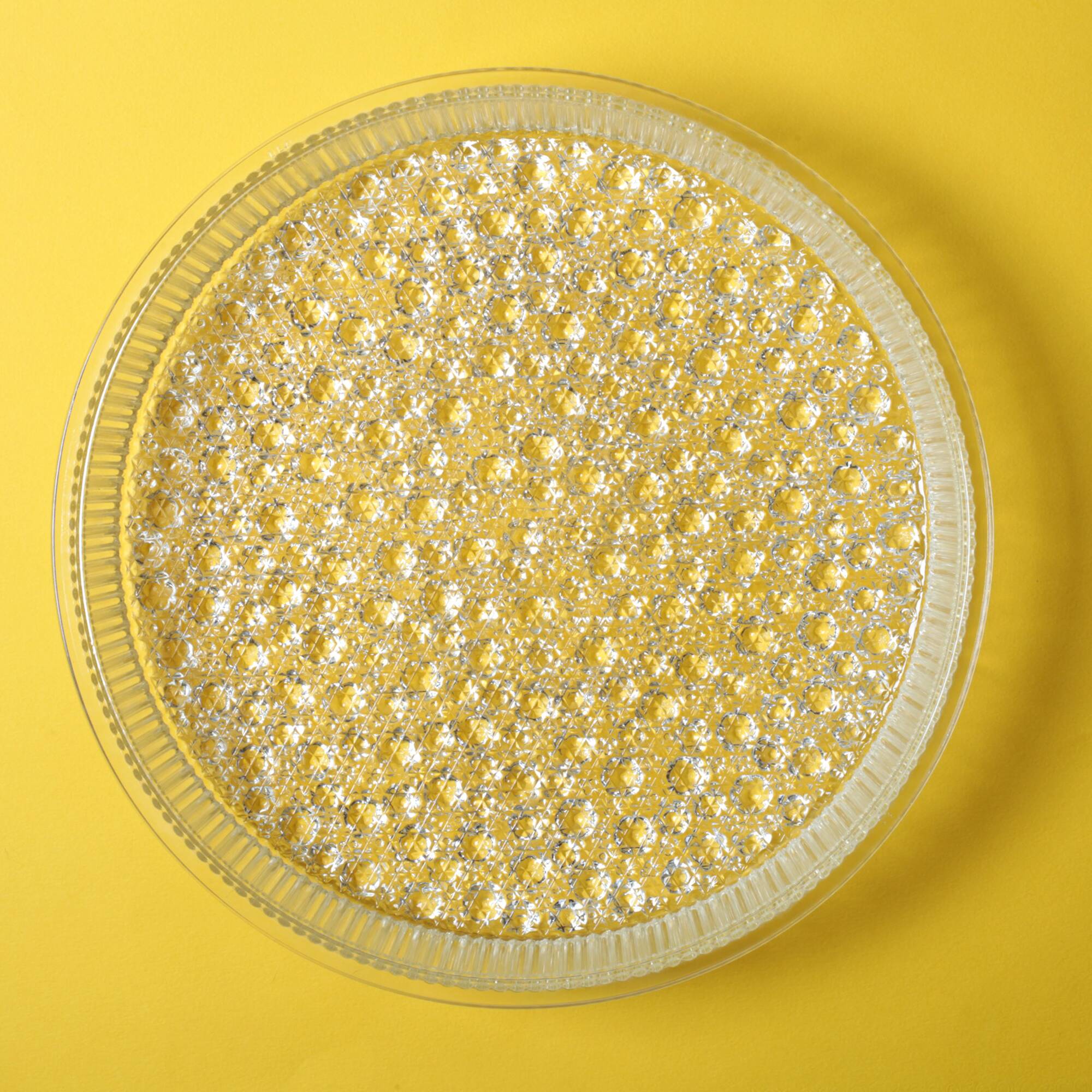 Large Vintage Pressed Glass Fruit Bowl / Rare Clear Glass Centerpiece