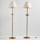 MK11246 Gold-painted floor lamp