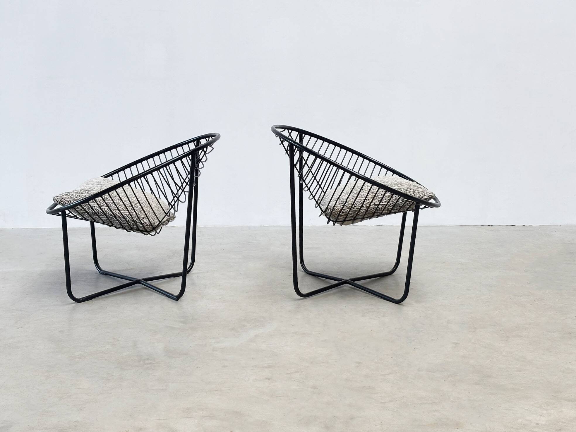 Ensemble de deux chaises longues des années 1950 par Jean Louis Bonnant