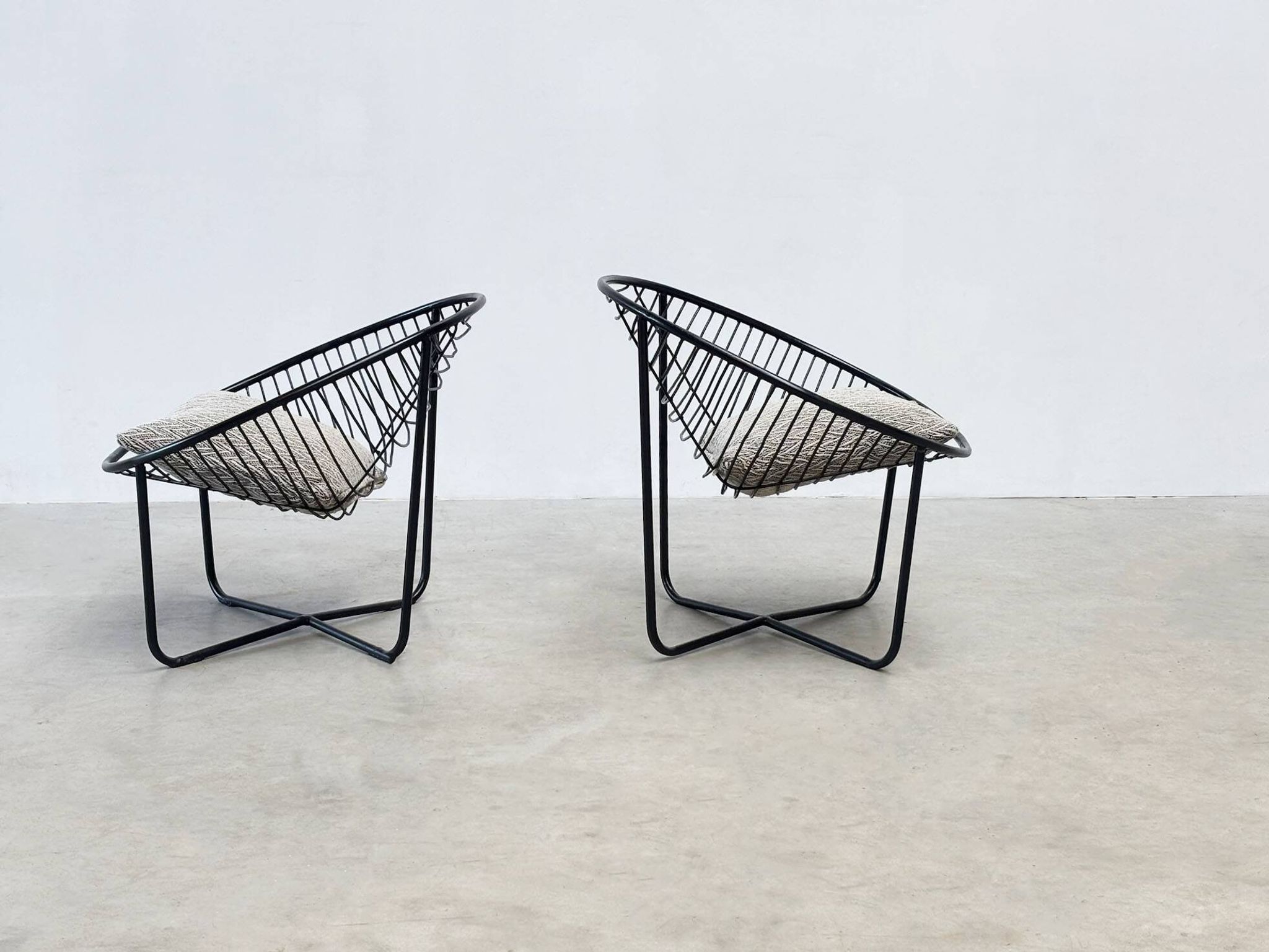 Set of two 1950's lounge chairs by Jean Louis Bonnant