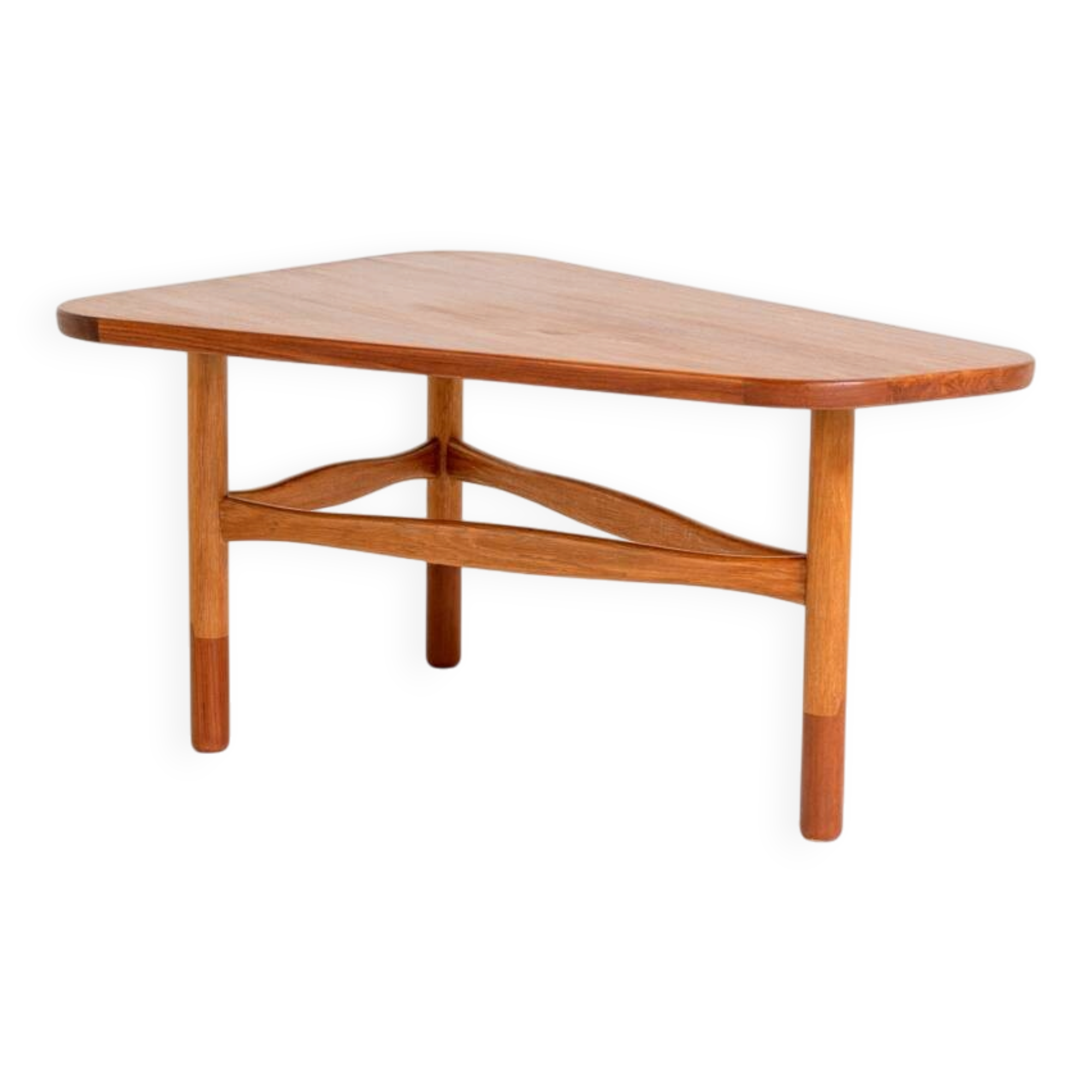 Teak and oak side table by Yngve Ekström for Westbergs Möbler, Sweden, 1950