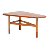 Table d'appoint en teck et chêne par Yngve Ekström pour Westbergs Möbler, Suède, 1950