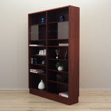 Bibliothèque en acajou, design danois, années 1970, production : Hundevad