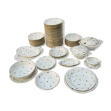 Porcelain service plates and dishes 74 pieces Limoges