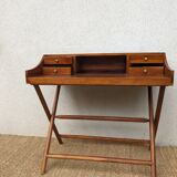 Colonial style desk in solid teak