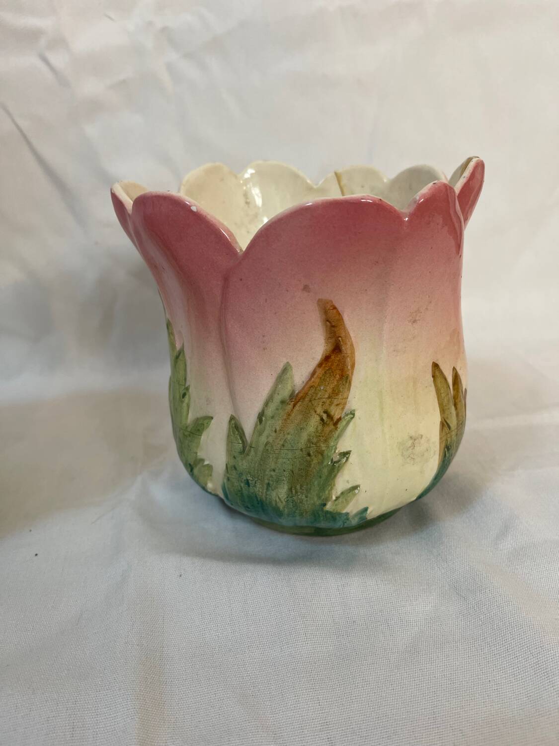 3-piece earthenware garniture - Delphin Massier Vallauris - Tu decoration