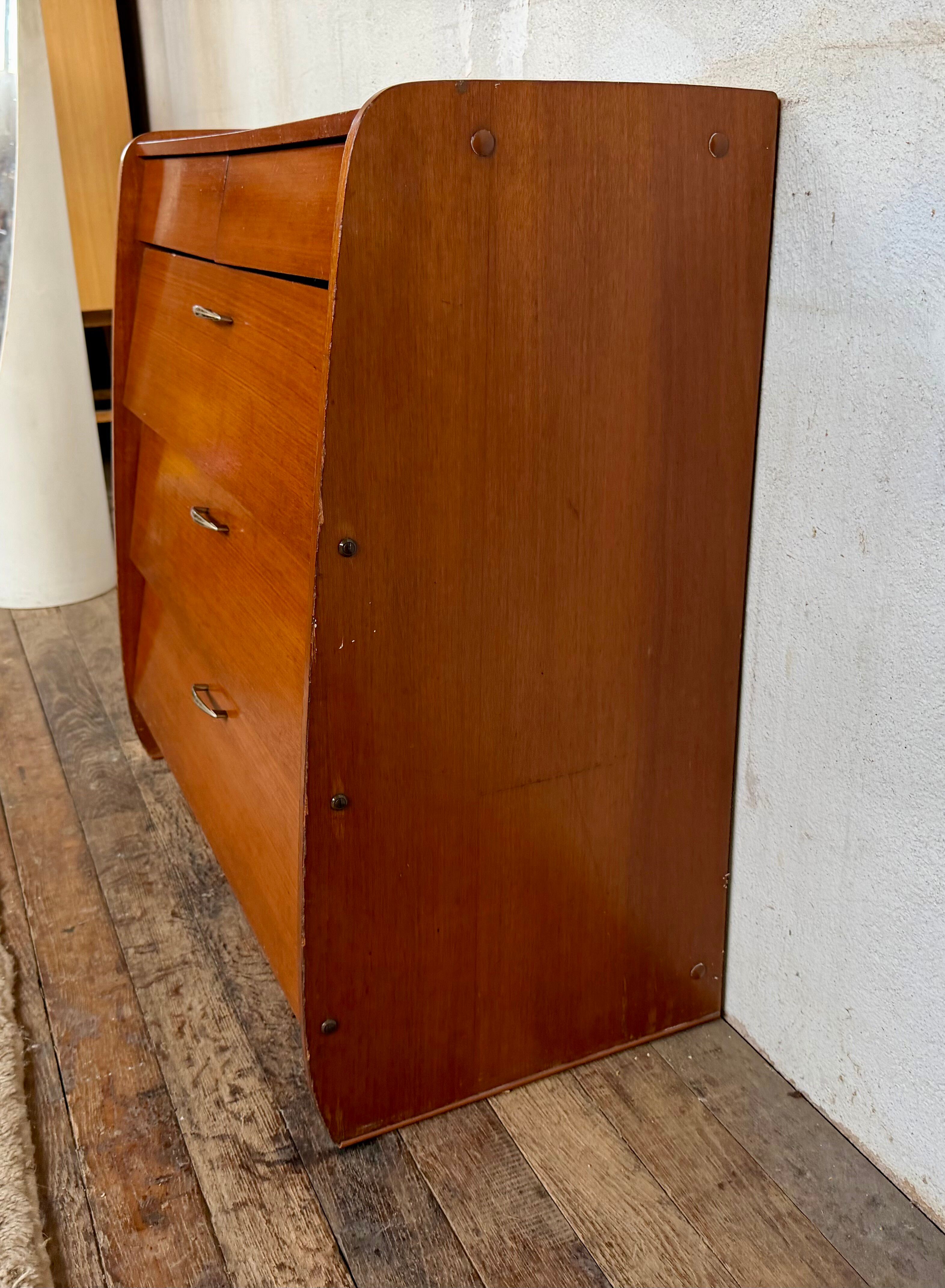 Vintage Scandinavian look shoe cabinet
