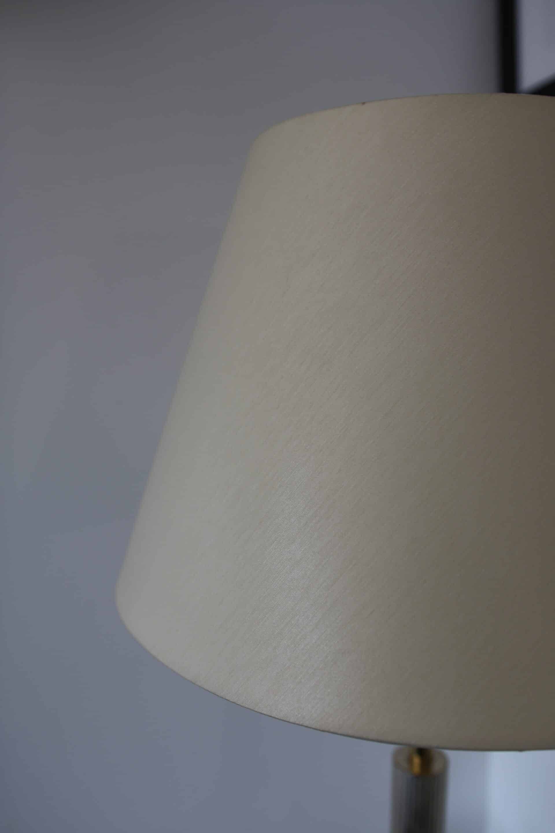 Vintage brass lamp, Deknudt, 1970s-80s