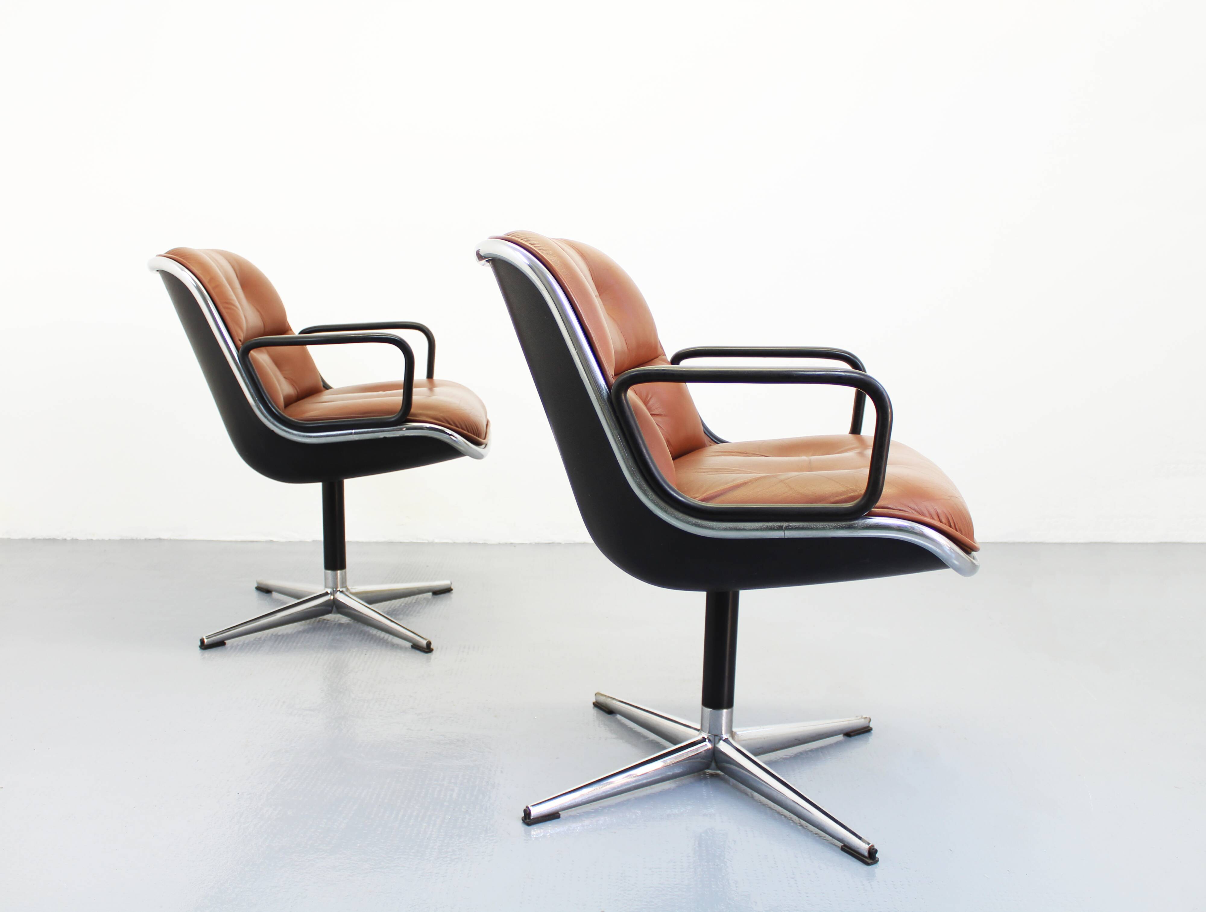 2x Office Chair Charles Pollock, Knoll