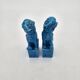 Pair of Chinese Foo Dog Dragon Statuettes 50's