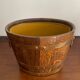 Oak and brass ice bucket Geraud Laffite Meilleur Ouvrier de France 1933