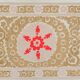 Hand knotted rug, vintage Turkish rug 121x153 cm
