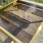 Grande table basse Guy Lefèvre pour maison Jansen années 70