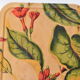 Fiberglass tray with flower decor