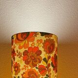 Chrysanthemum Lampshade H60 D28 - Vintage Floral Fabric