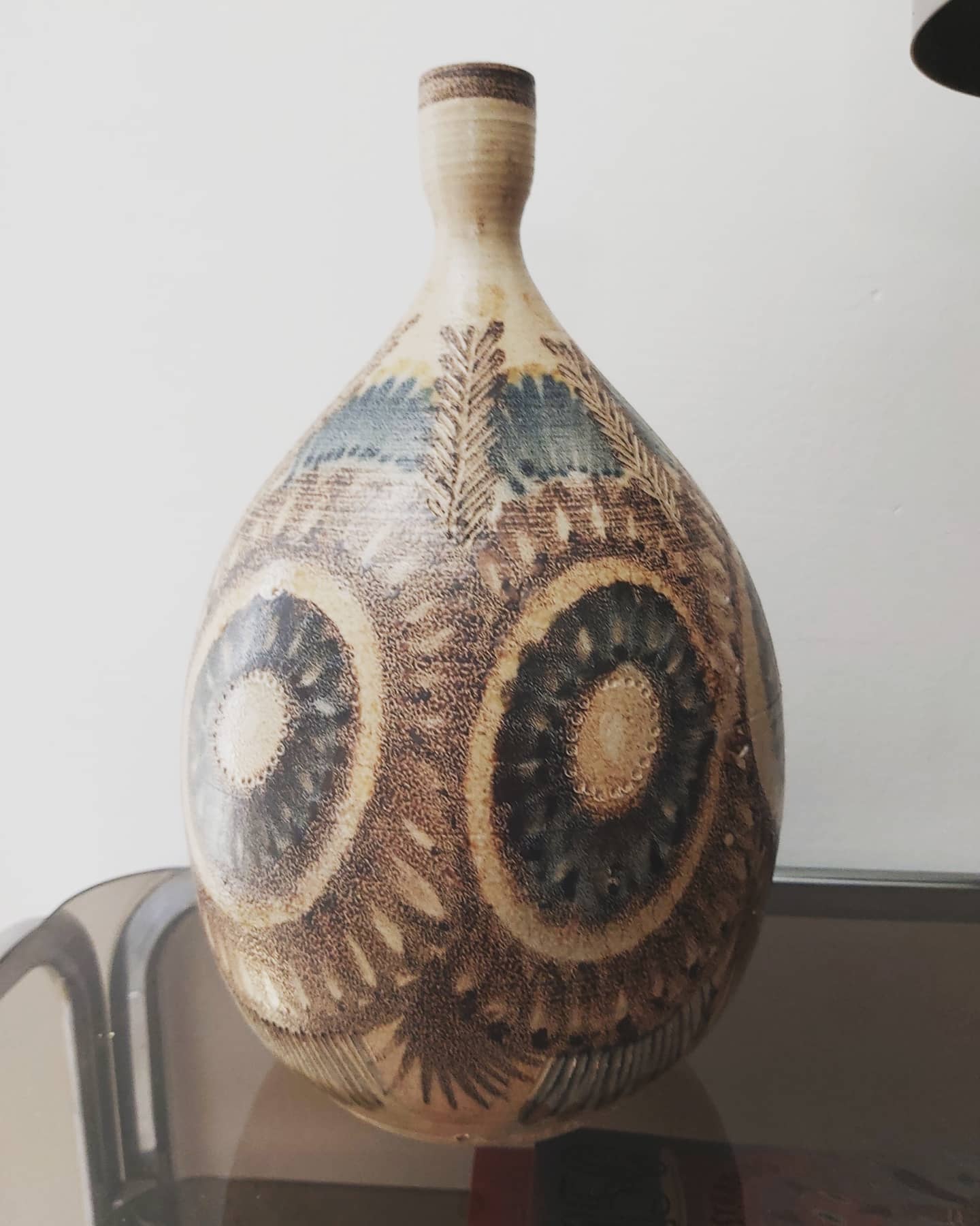 Ceramic lamp by J.C Courjault