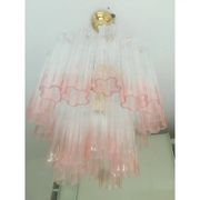 Venini-Style Murano Glass Tronchi Chandelier