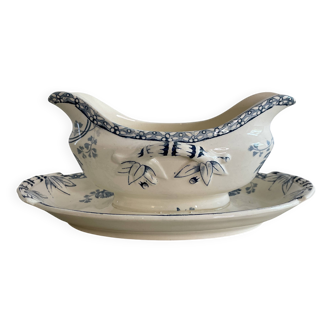 Saucière en terre de fer Sarrguemines modèle Royat