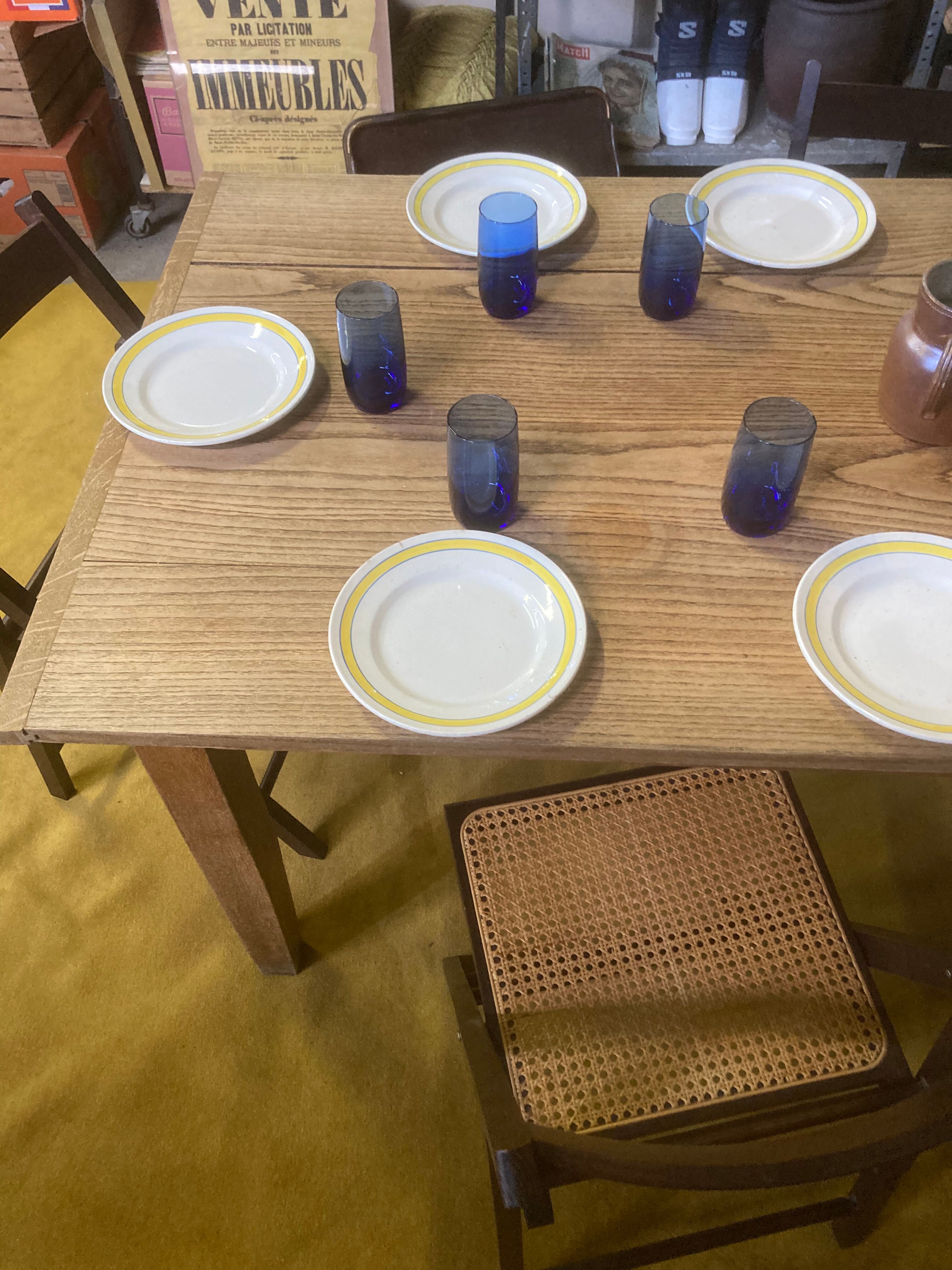 Table de campagne chêne