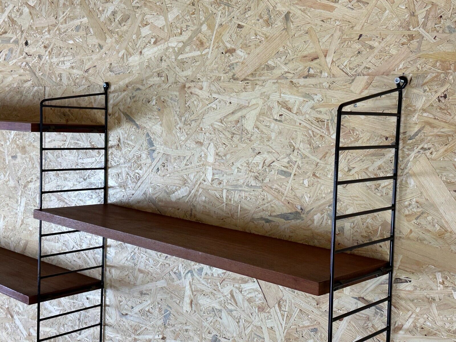60s 70s teak string shelf module by Kajsa & Nils "Nisse" Strinning Sweden