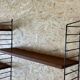 60s 70s teak string shelf module by Kajsa & Nils "Nisse" Strinning Sweden