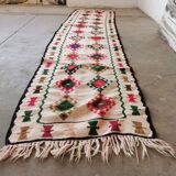 Tapis de couloir kilim berbère ancien