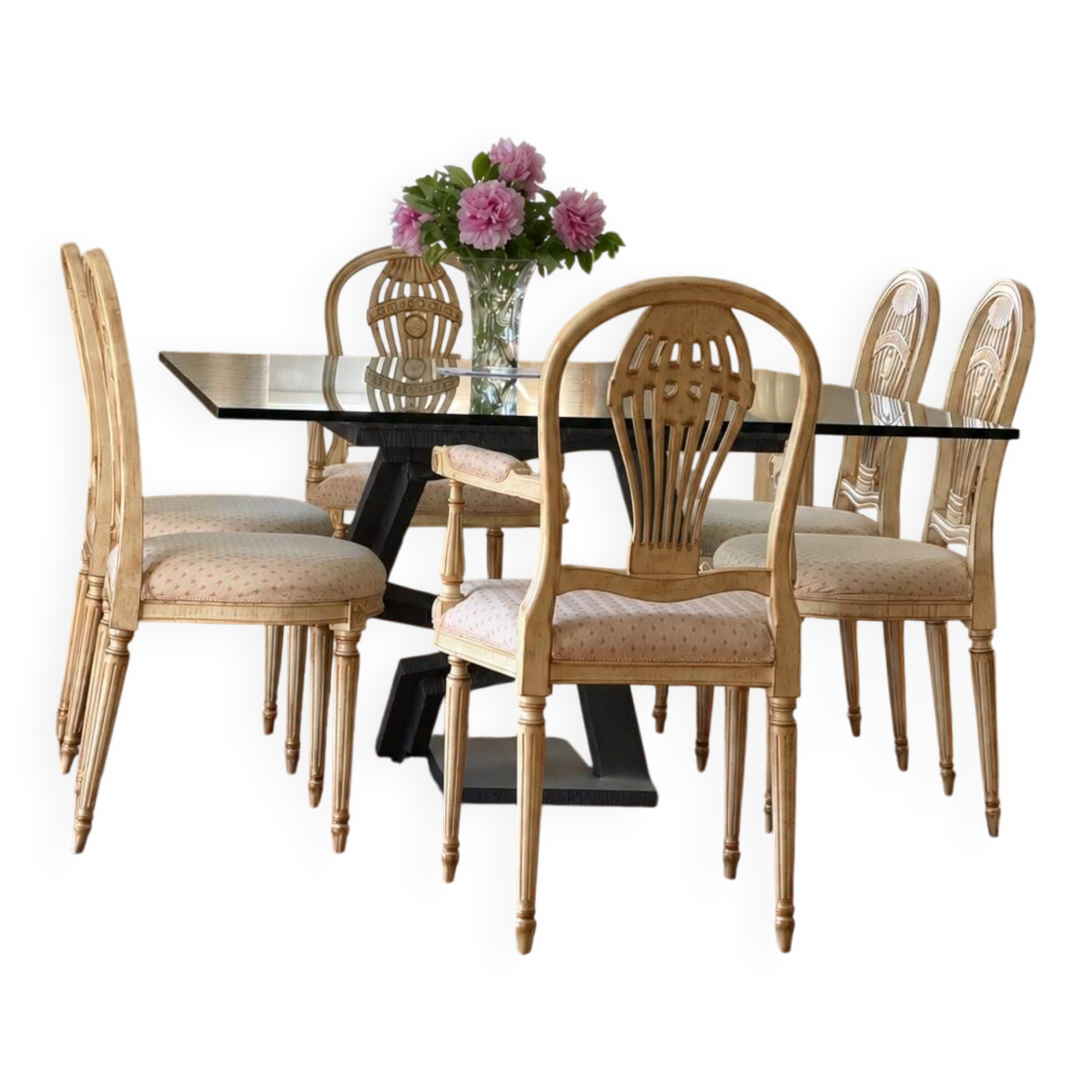 Table "fleur de fer" par maurice barilone pour roche bobois