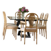 Table "fleur de fer" par maurice barilone pour roche bobois