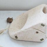 Sculpted stone lamp attributed to albert tormos