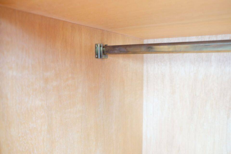 Vintage RT Riestenpatt wardrobe in teak, retro style from the 60s-70s.
