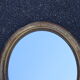 Pair of oval mirrors from the Louis Philippe period in gilded wood.