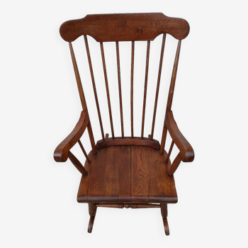 Rocking chair bois adulte ancien