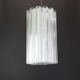 Cylindrical suspension with crystal glass by Doria, Germany, 1960s