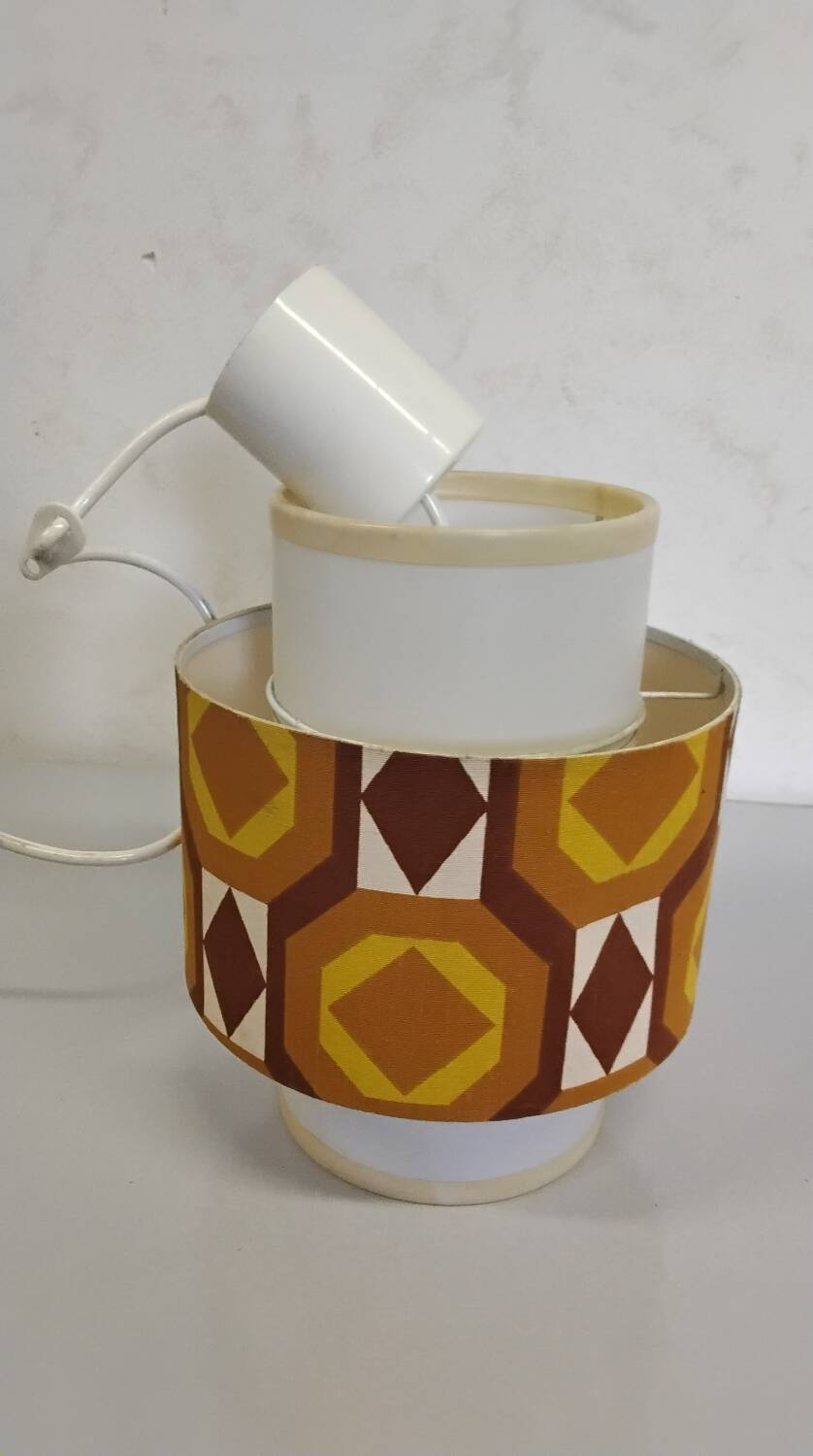 Pair of vintage 1970s chandeliers/pendant lights