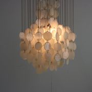 Lustre en pastilles de céramique, années 60