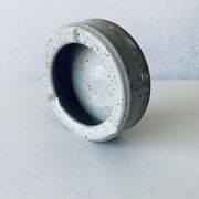 Stoneware ashtray signed Couturier