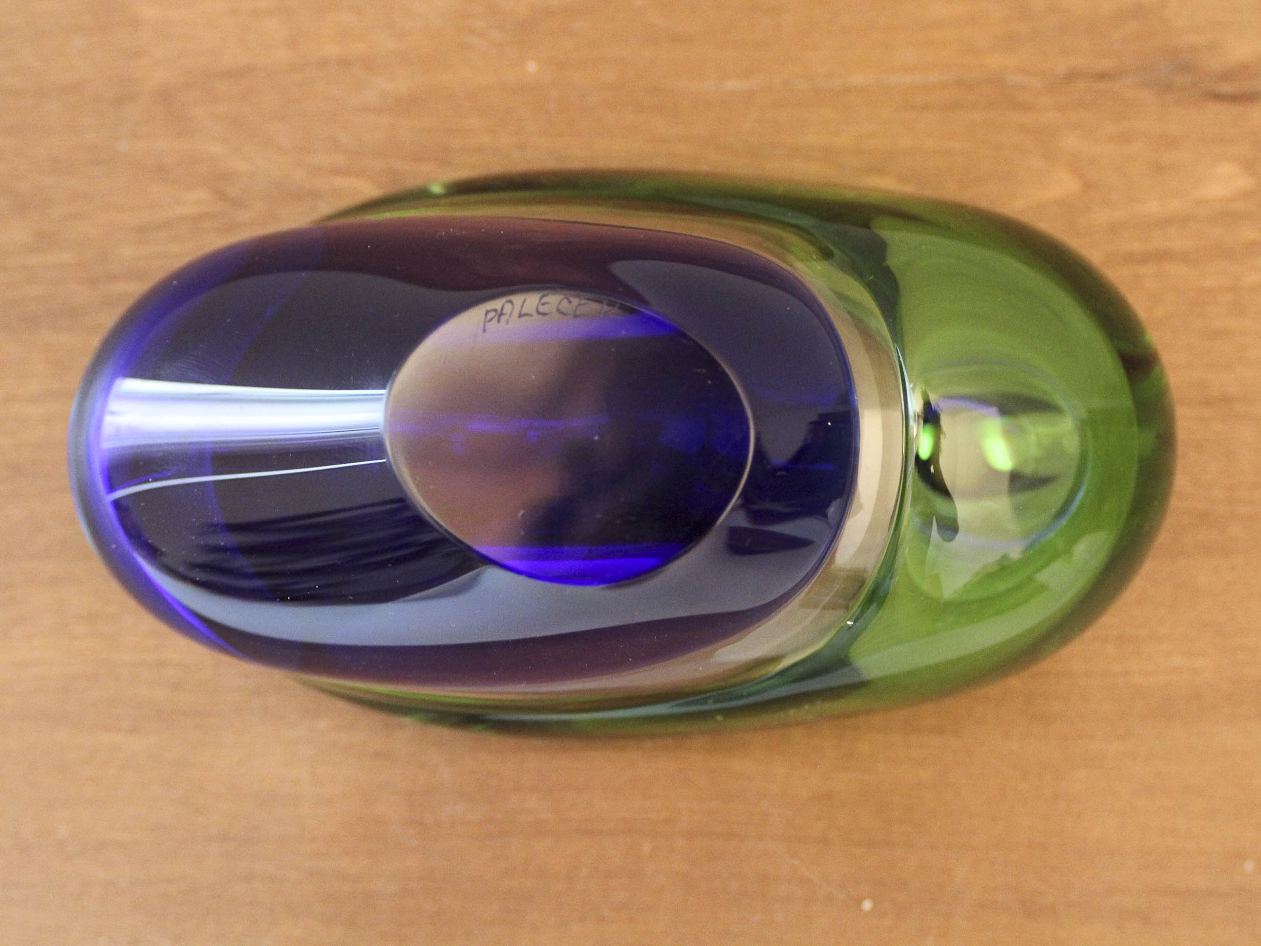 Glass ashtray by Ladislav Palecek